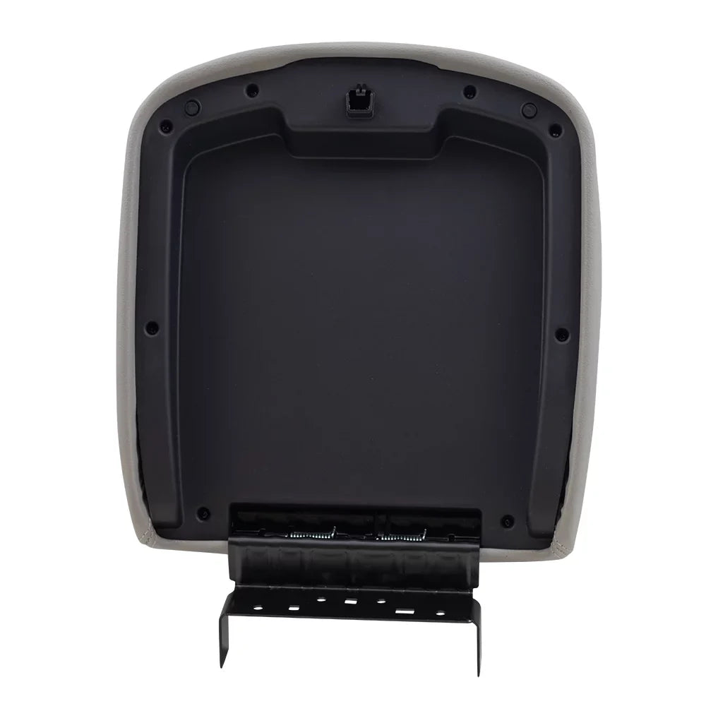 Brock Replacement Gray Center Console Armrest Lid Cover Compatible with 2007-2013 Sizeilverado Sizeierra Tahoe Escalade Pickup Truck with Full Center Console