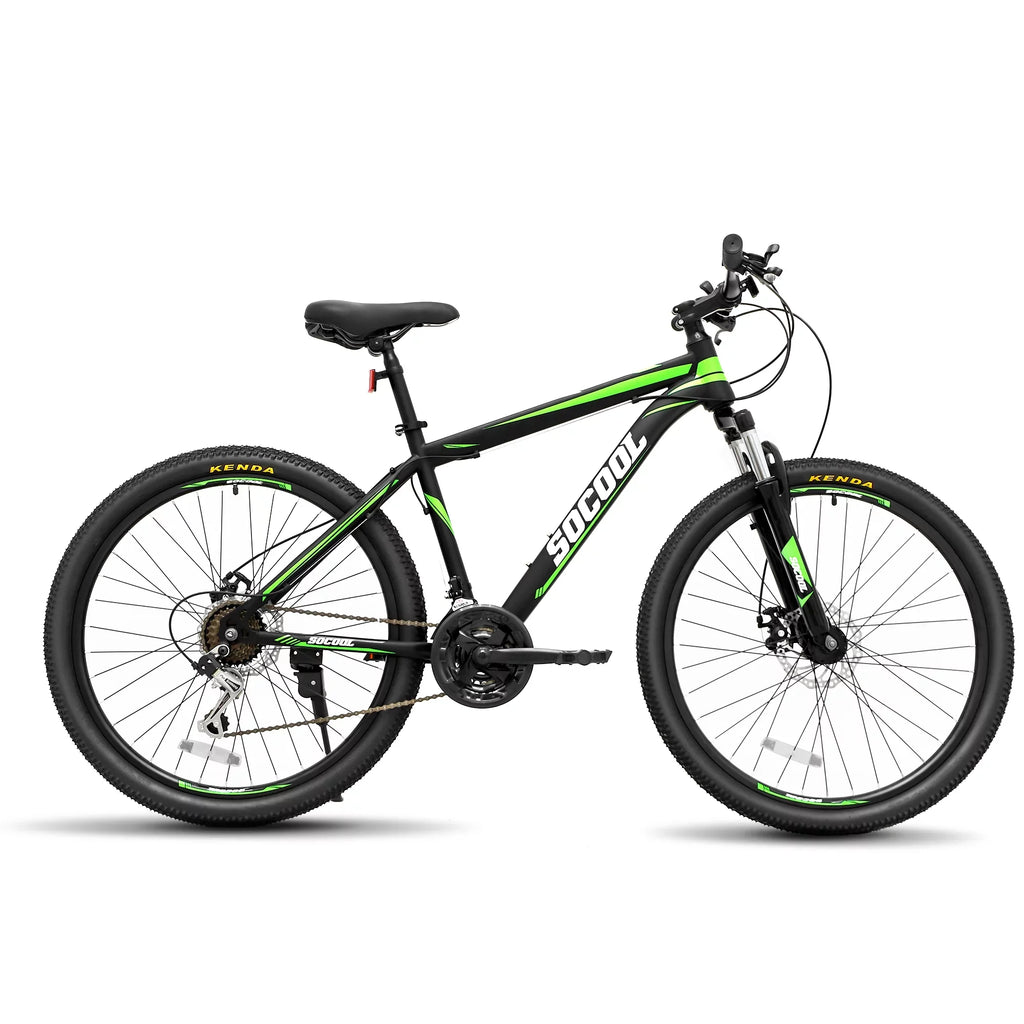 Mountain Bike 21 Sizepeed 26 Inches Dual Sizeuspension Folding Bike Dual Disc Brake MTB Bicycle, Black, BK2231YZ