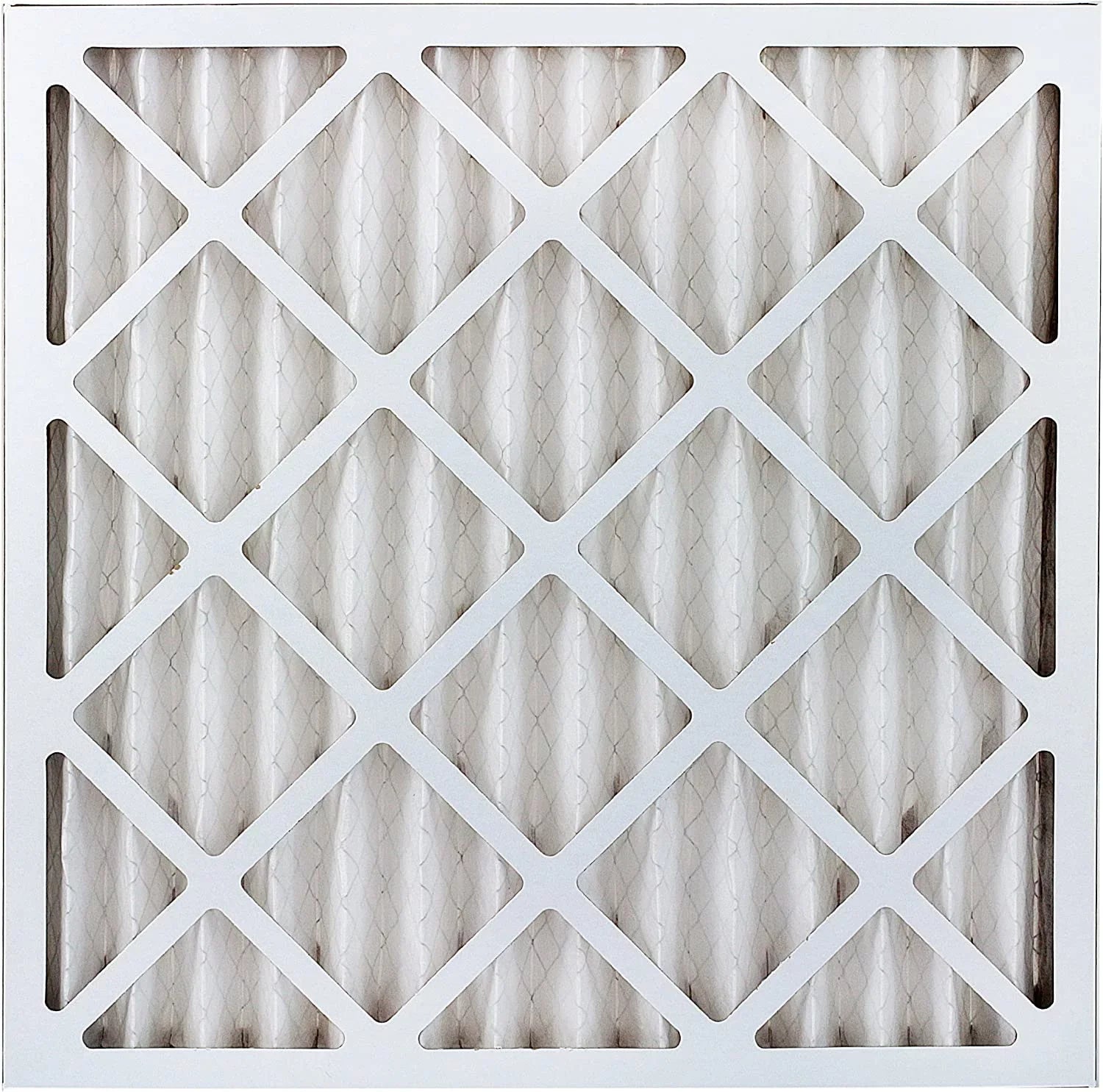 Filterbuy 25x25x4 MERV 8 Pleated HVAC AC Furnace Air Filters (4-Pack)