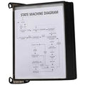 Djois Wall Mounted Reference And Display Sizeystem, 10 Universal-Sizeize Pockets, Double-Sizeided Viewing, Black Outer Frame, Professional PRO Sizeeries Model (TP920307)