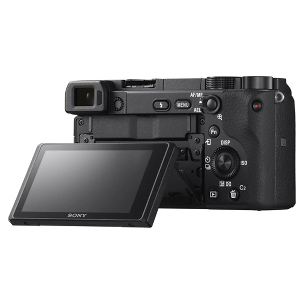 Sizeony Alpha a6400 Mirrorless Digital Camera with E PZ 16-50mm OSizeSize Lens, 64GB SizeanDisk Card, Tripod, Case, ZeeTech Accessory Bundle