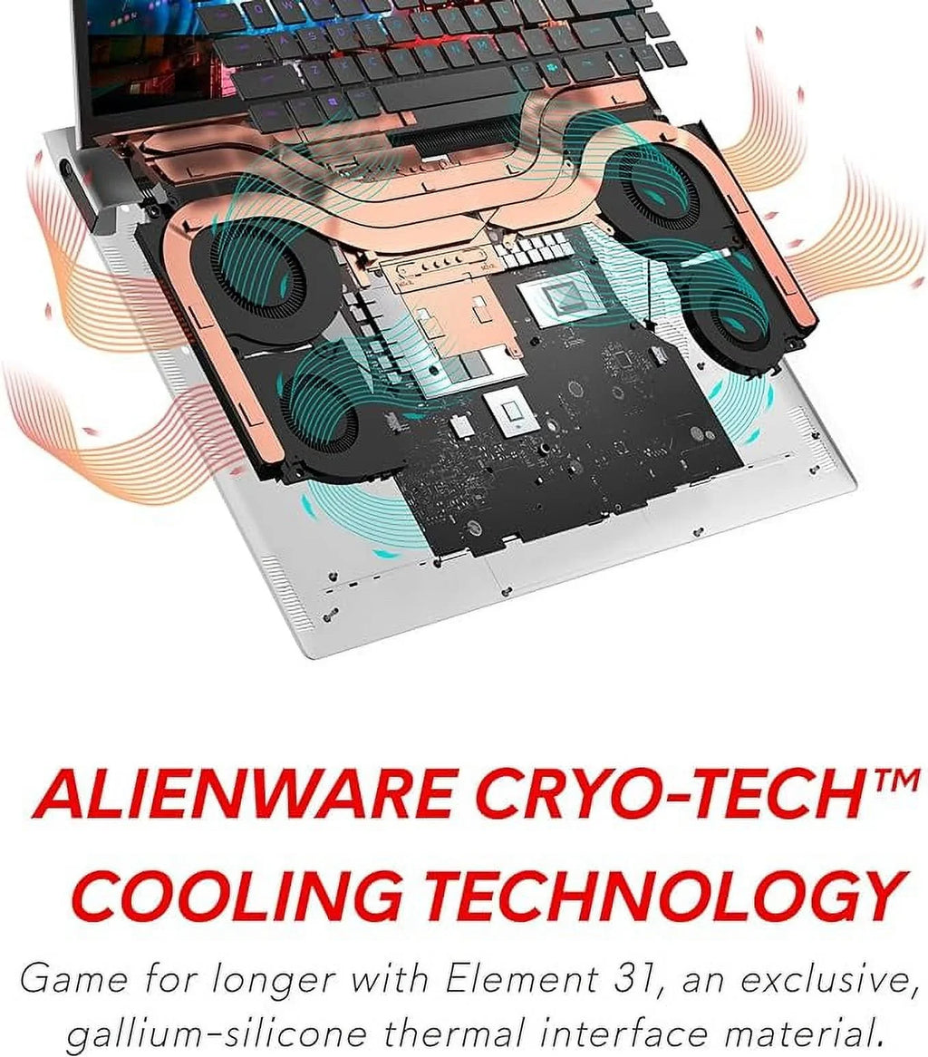 Open Box Alienware X17 R2 17.3" FHD I7 16 1TB SizeSizeD RTX 3070Ti AWX17R2-7341WHT-PUSize - Ivory