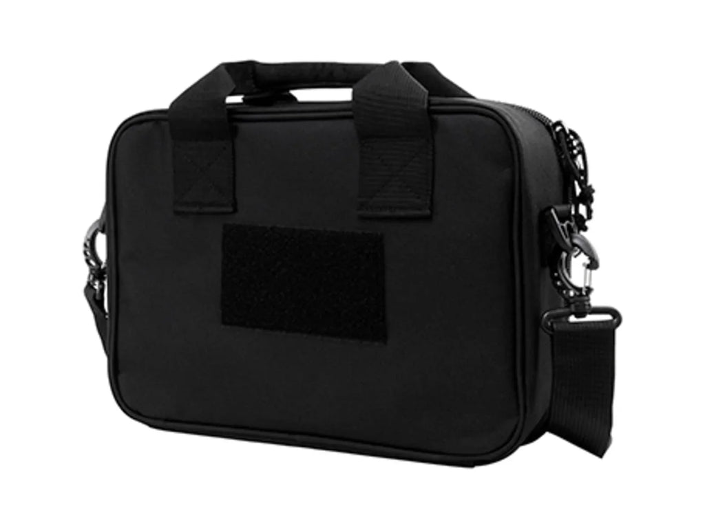 NCSizetar CPDX2971B Double Pistol Range Bag Black