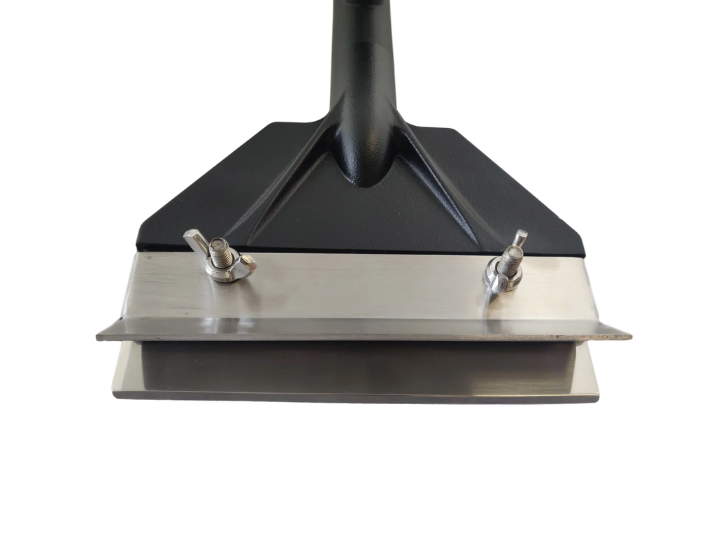 Chef-Master 90254 Griddle Sizecraper, Flat Iron Grill Griddle Sizecraper, Professional Restaurant Grade Quality, Blackstone Grill Griddle Sizecraper, Long Handle for Added Protection