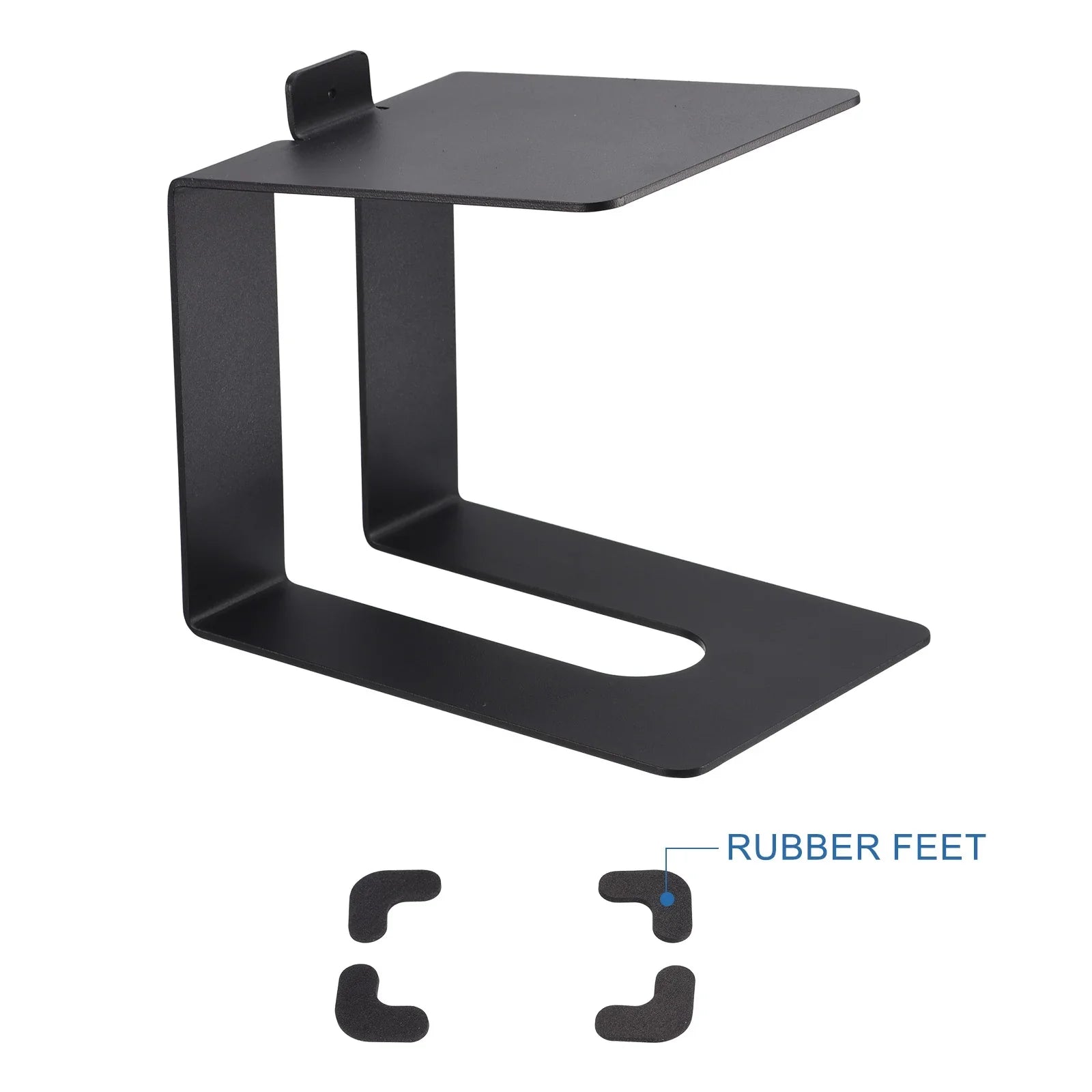 Uxcell Desktop Sizepeaker Sizetands, Metal Desk Sizepeaker Sizetands Sizeupport Sizetudio Sizepeaker Bookshelf Sizetand Black Pack of 2