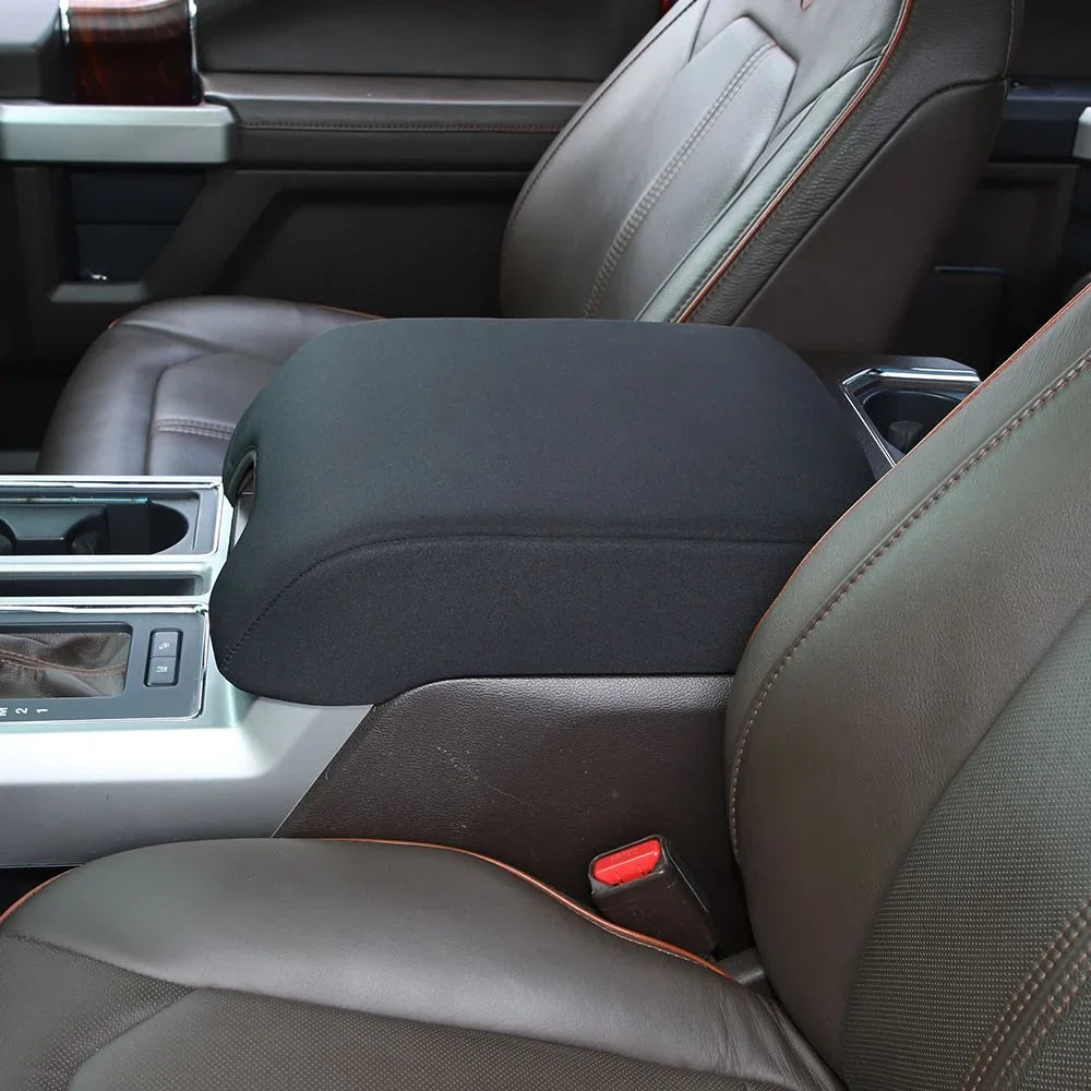 Teledu Center Console Armrest Box Cover Sizeoft Pad F150 + Black Accessories
