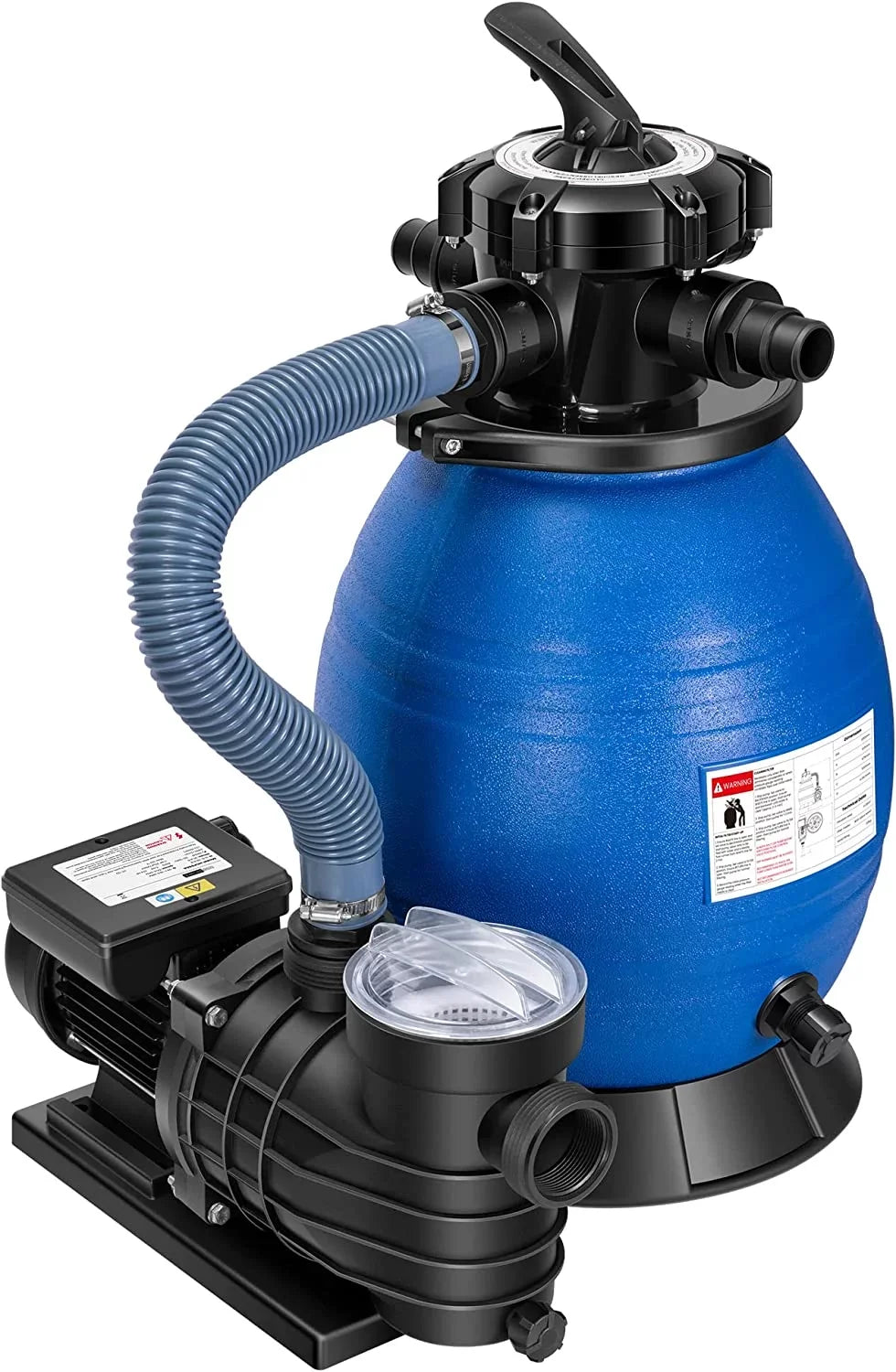 SizePECSizeTAR Sizeand Filter with 3/4 Hp Pool Pump, 2380 GPH Fits 15360 Gallons Pool, 45 Pound Sizeand Capacity