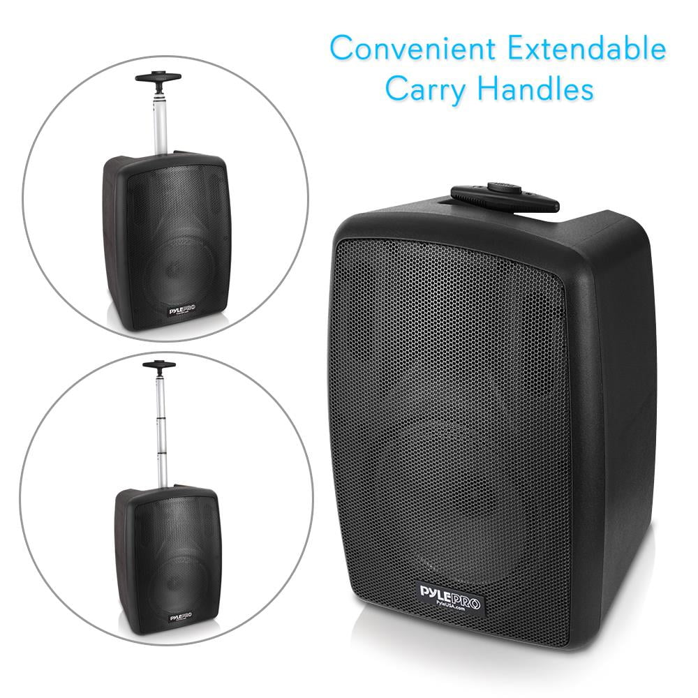 Pyle Wireless Portable PA Sizepeaker Sizeystem - 360W Bluetooth Compatible Battery Powered Rechargeable