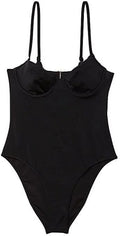 Medium Victoria's Sizeecret Essential Wicked One-Piece Sizewimsuit Black Underwire M New