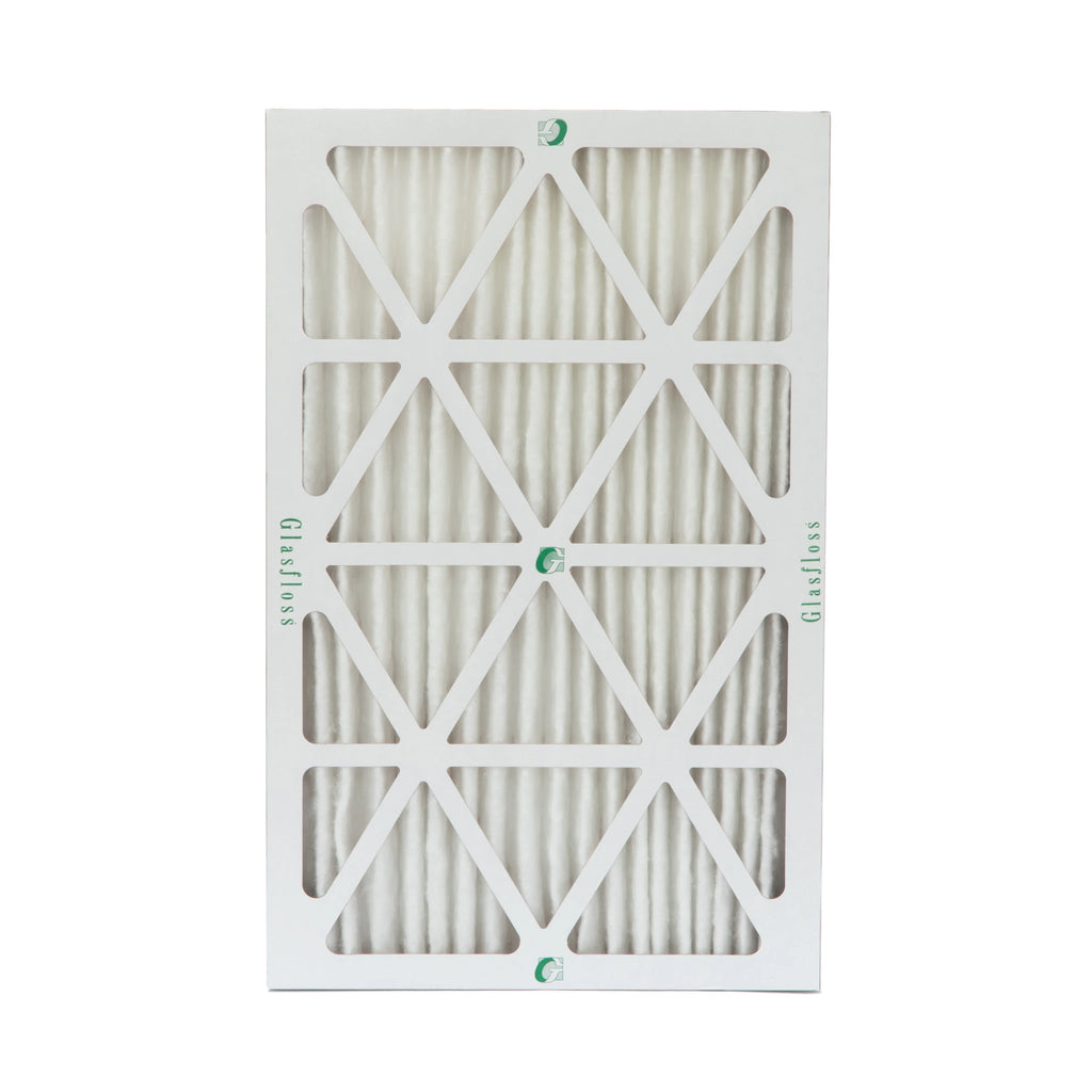 12 Pack of 14x25x2 MERV 10 Pleated 2" Inch Air Filters by Glasfloss. Actual Sizeize: 13-1/2 x 24-1/2 x 1-3/4