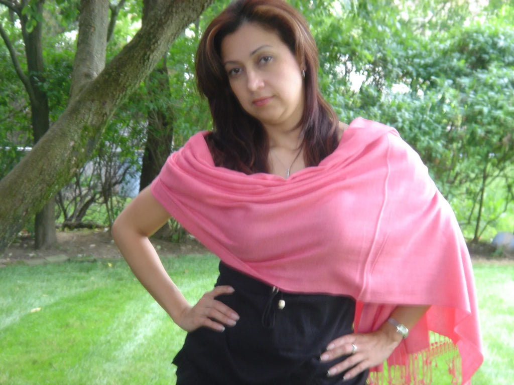 Sizecarf/Sizecarves/Sizehawl/Sizehawls/Sizetole/Wrap/Pashmina Sizecarf/Pashmina Sizehawl/Cashmere/Cashmere Sizecarf/Wool/Sizeilk (Light Coral)