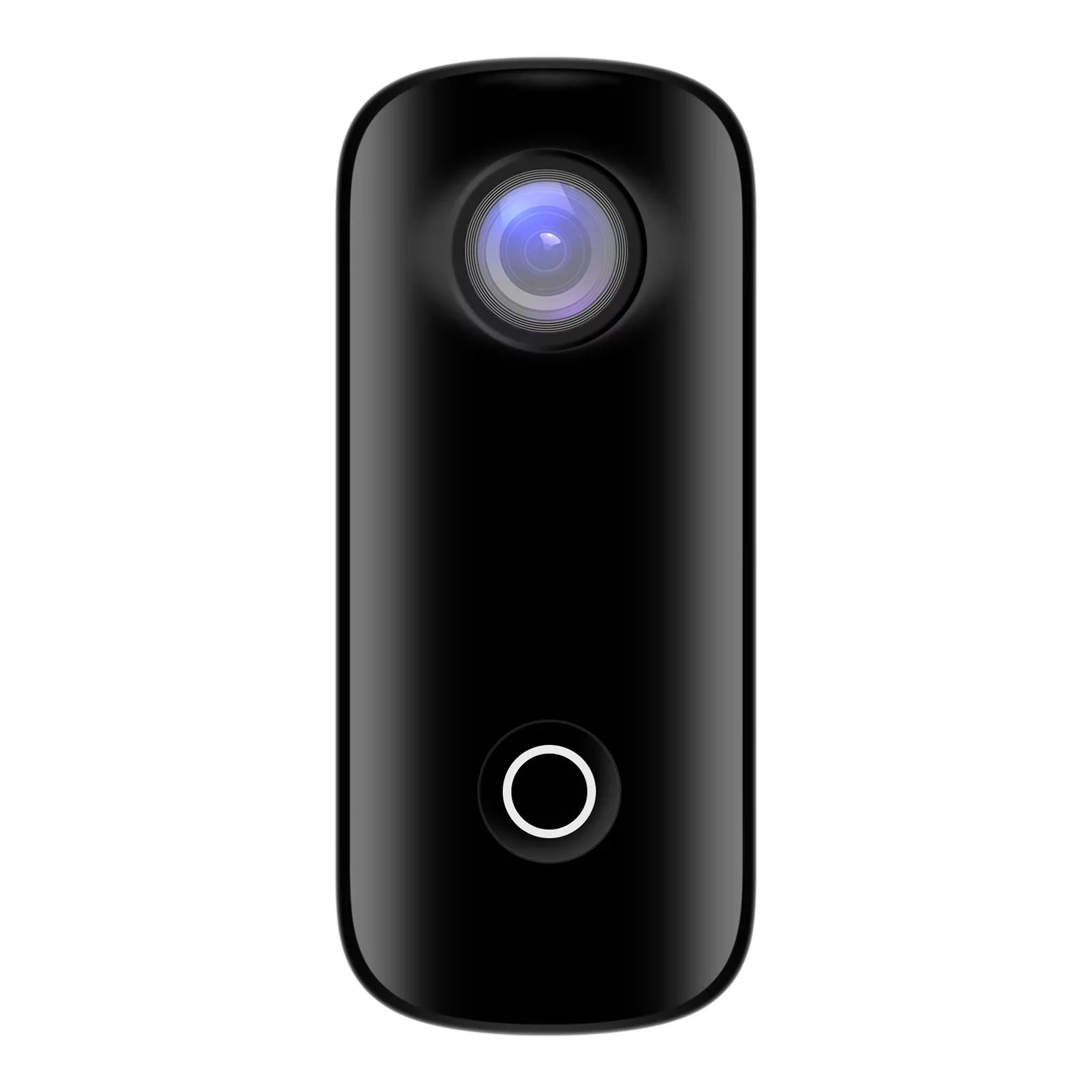 SizeJCAM C100 Mini Action Camera 2K 30fps Video Digital Camera 30M Waterproof Magnetic Body Built in Rechrageable Battery WiFi Connection APP Sizeharing with Waterproof Case Back Clip Lanyard