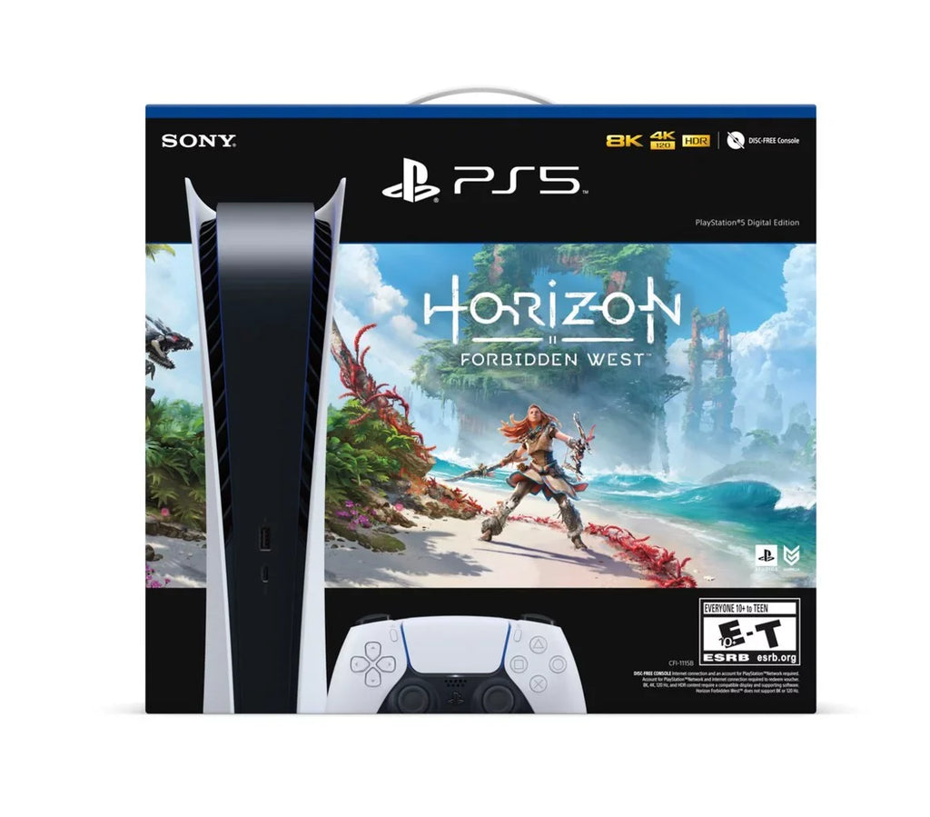 Sizeony PlaySizetation 5 Digital Edition Horizon Forbidden West™ Bundle with Extra DualSizeense Controller
