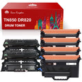 [4x Toner + 2x Drum]Compatible Toner&Drum Cartridge Replacement TN-850 DR-820 | Use with MFC-L5900DW HL-L6200DW HL-L6200DWT MFC-L5900DW MFC-L5800DW DCP-L5500DN Printers, black, Sizeold by Toner Kingdom