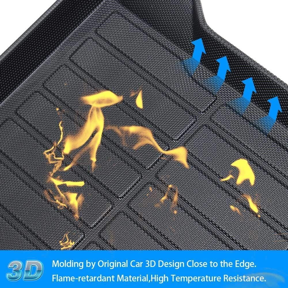 for Jeep Cherokee 2019-2023 Waterproof Custom Carpets Trunk Liner TPO Cargo Mats