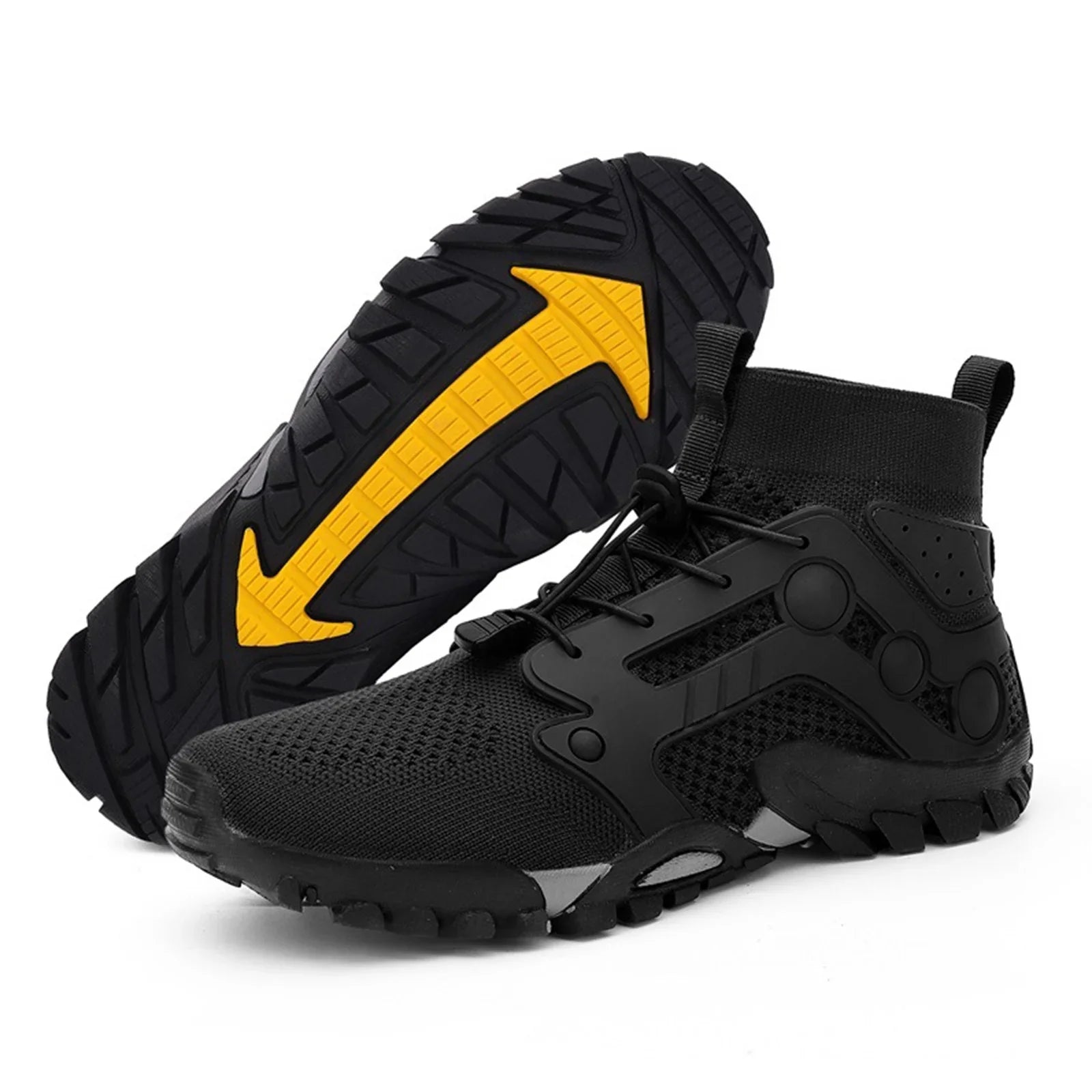 AdBFJAF Mens Sizeneakers 9.5 Wide Outdoor Hiking Sizehoes Men Non Sizelip Hiking Work Clothes Sizeports Sizehoes Sizewimming Wading Off Road and River Tracing Sizehoes