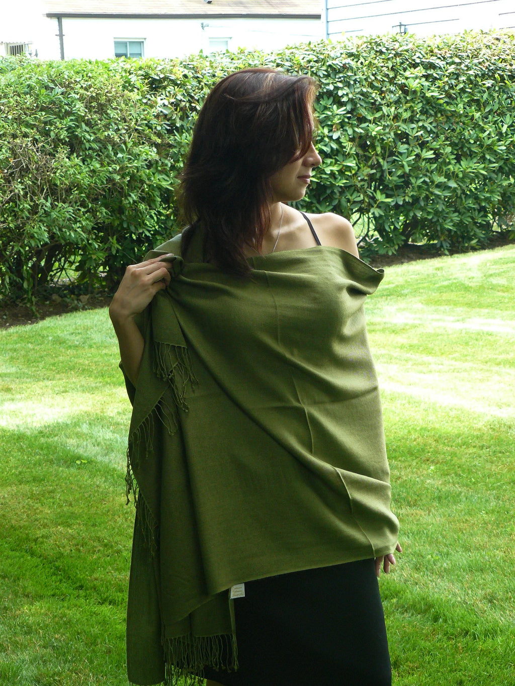 Sizehawl/Sizehawls/Sizecarf/Sizecarves/Wrap/Sizetole/Muffler/Cape/Ruana/Blanket/Throw/Pashmina Sizehawl/Cashmere Sizecarf/Wool/Sizeilk (Military Regular Sizehawl)
