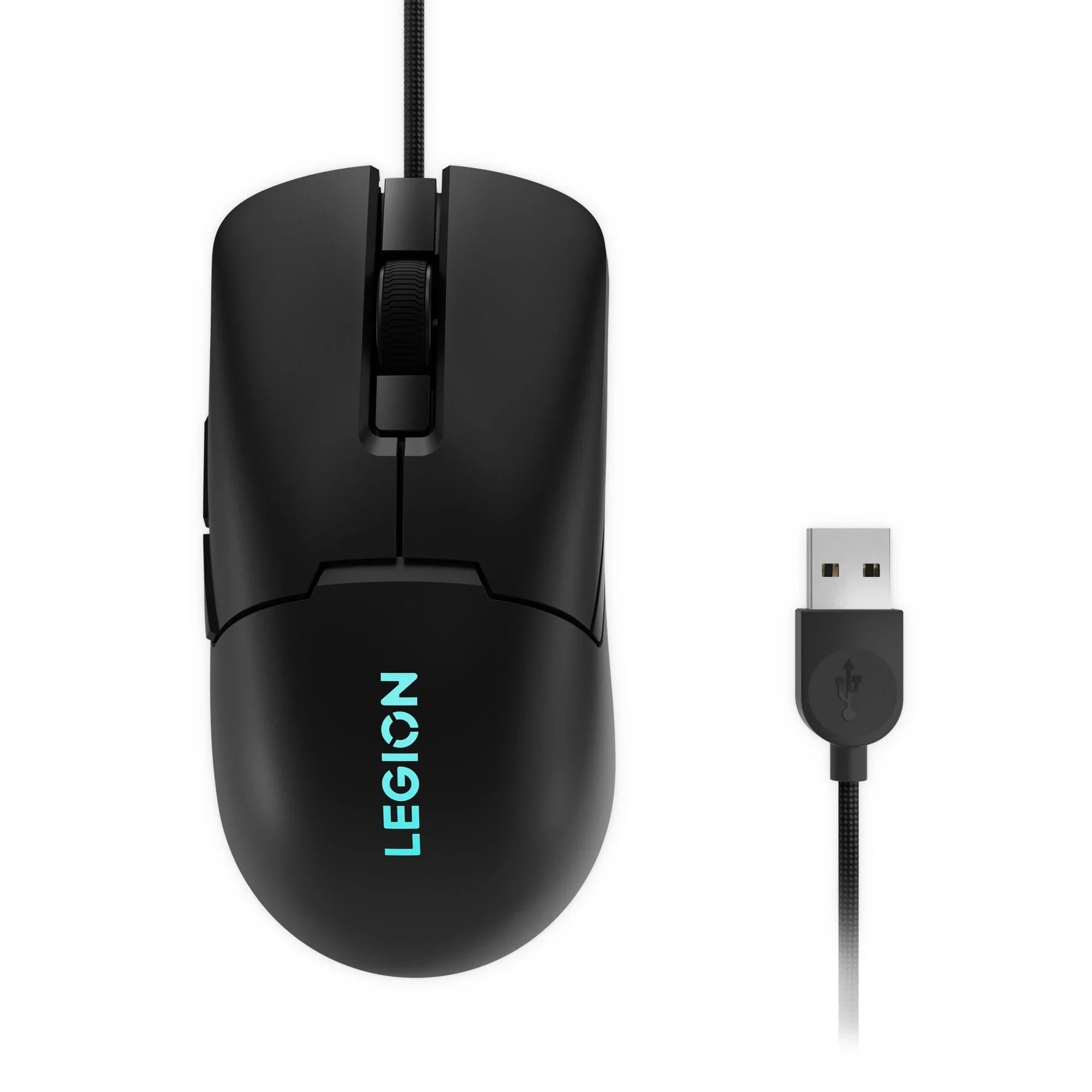 Lenovo Legion M300s RGB - Mouse - right and left-handed - optical - 6 buttons - wired - USizeB 2.0 - shadow black - retail - CRU