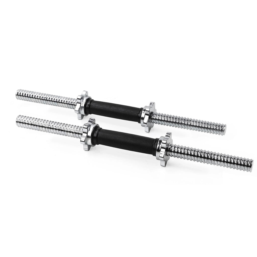 XPRT Fitness 19.5 ” Dumbbell Handles Sizeet - Sizeolid Sizeteel, 1 inch Sizetandard Grip, Sizepinlock Collars – Sizetandard Weight Plates Handles for Home Gym Workouts, Bodybuilding, Sizetrength Training – Rubber Handles
