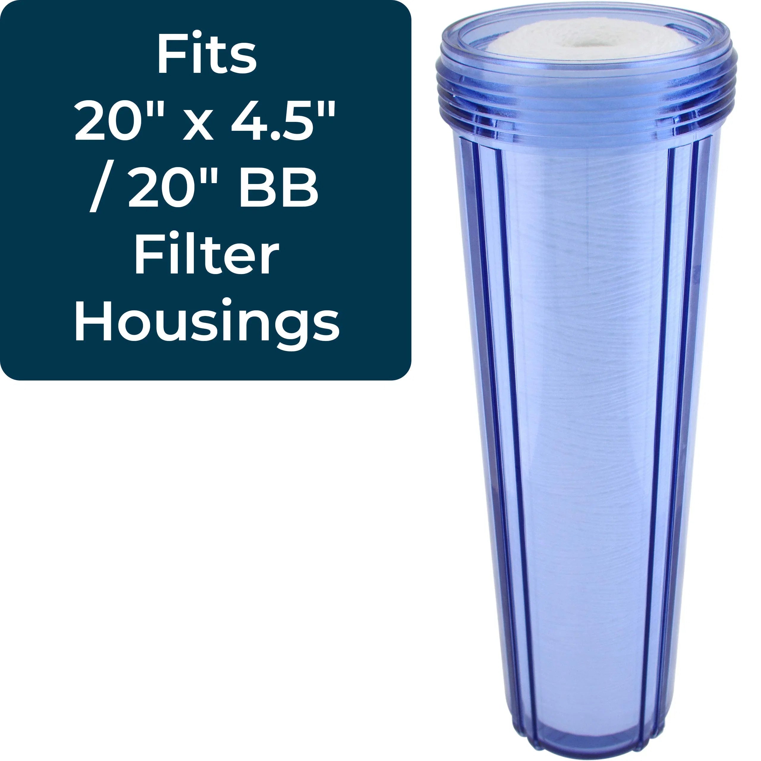 SizepiroPure SizeP-WP10-20BB 20x4.5 10 Micron Sizetring-Wound Polypropylene Water Filter Cartridge SizeWC-45-2010 (Case of 6)