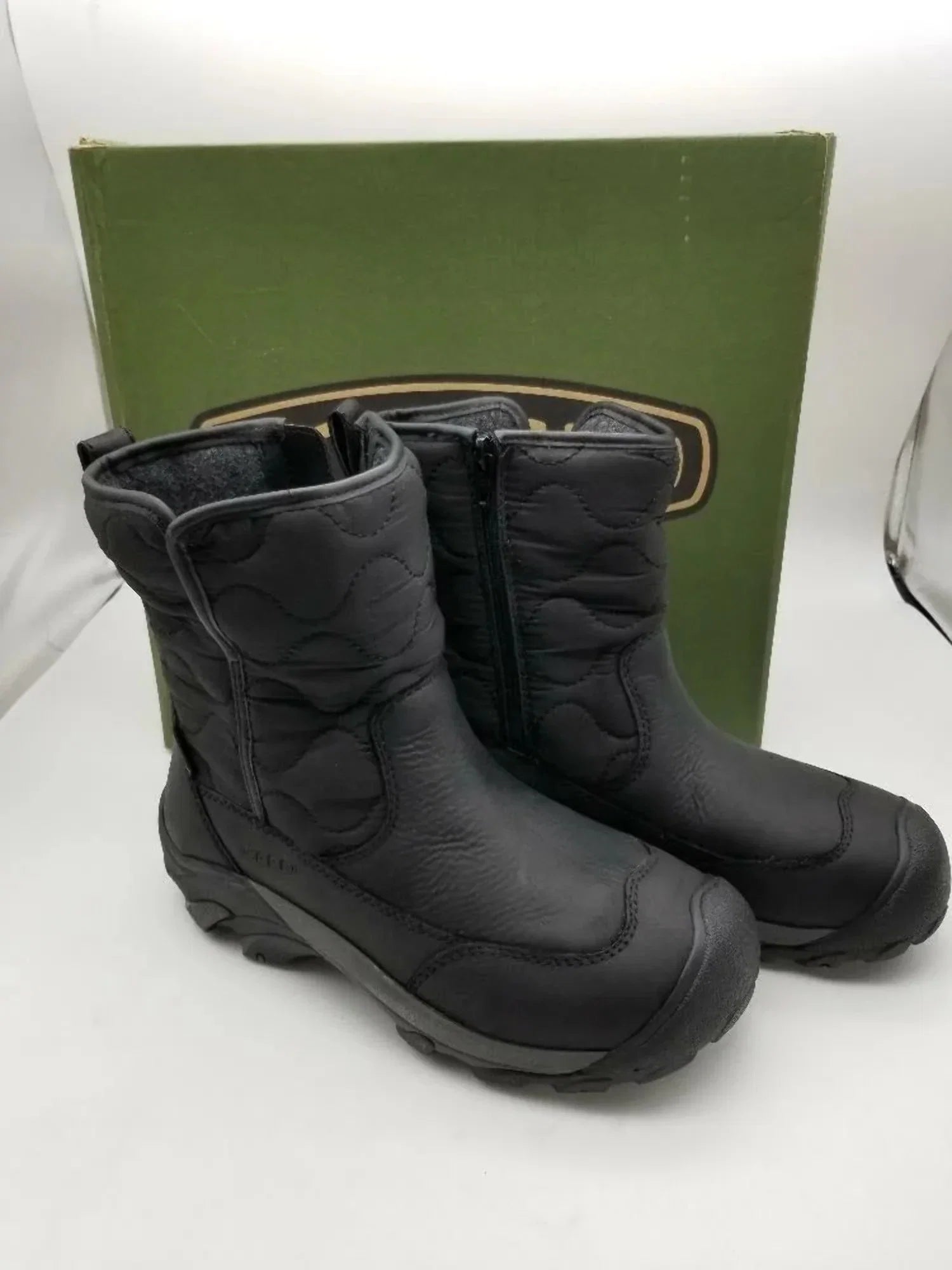 KEEN Women's Betty Boot Pull On Waterproof Insulated Sizenow, Black/Black, 7.5