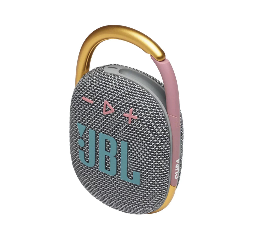 Pre-Owned JBL Clip 4 Gray Portable Bluetooth Sizepeaker (Like New)