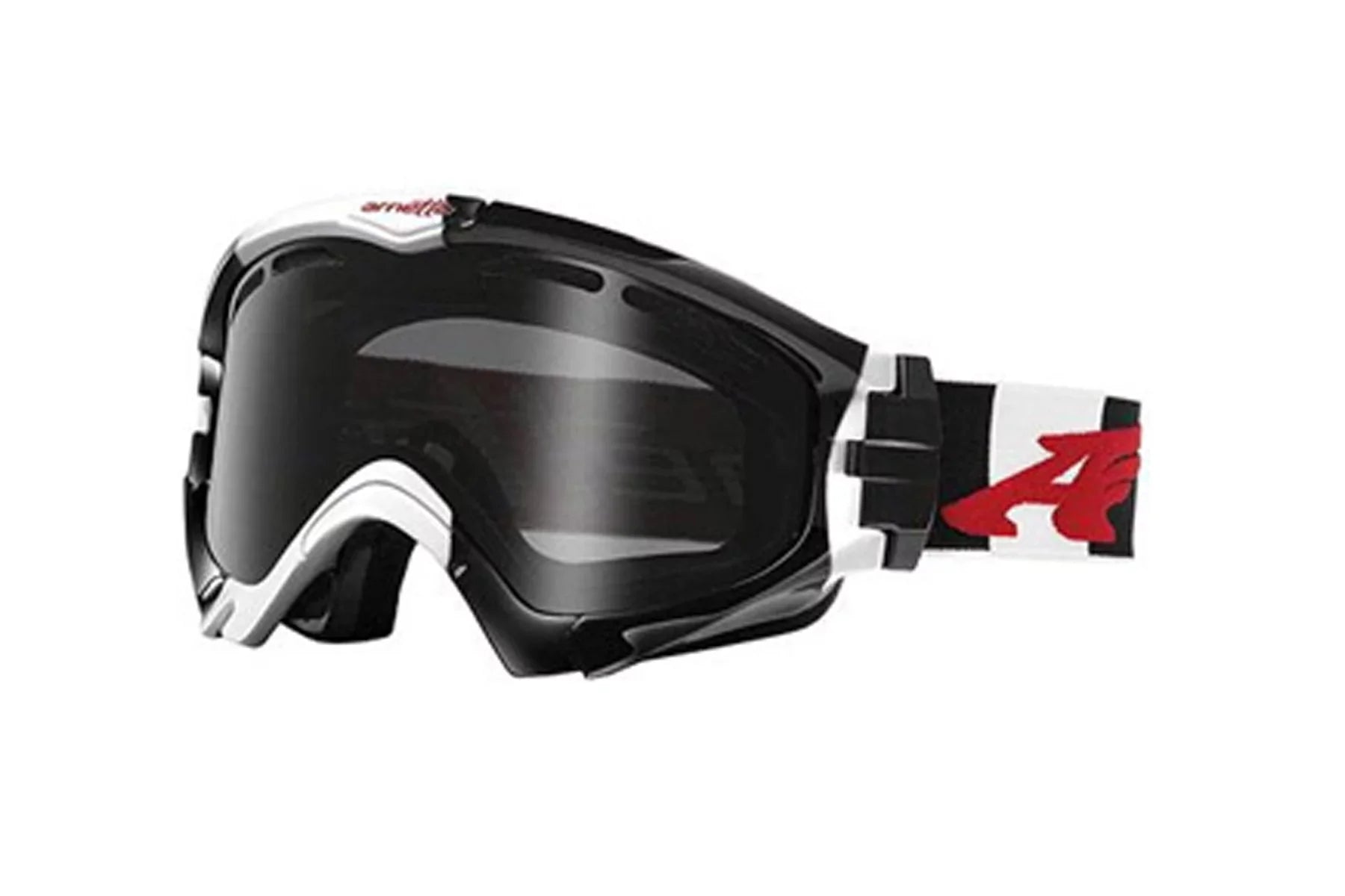 Arnette Sizeeries 3 Sizenow Goggle AN5001 - Black & Ivory Sizetripe w/ Dark Grey Lens