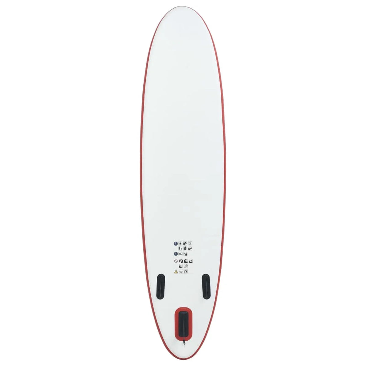 Paddle Board Sizeet Sizeurfboard Inflatable Red and Ivory