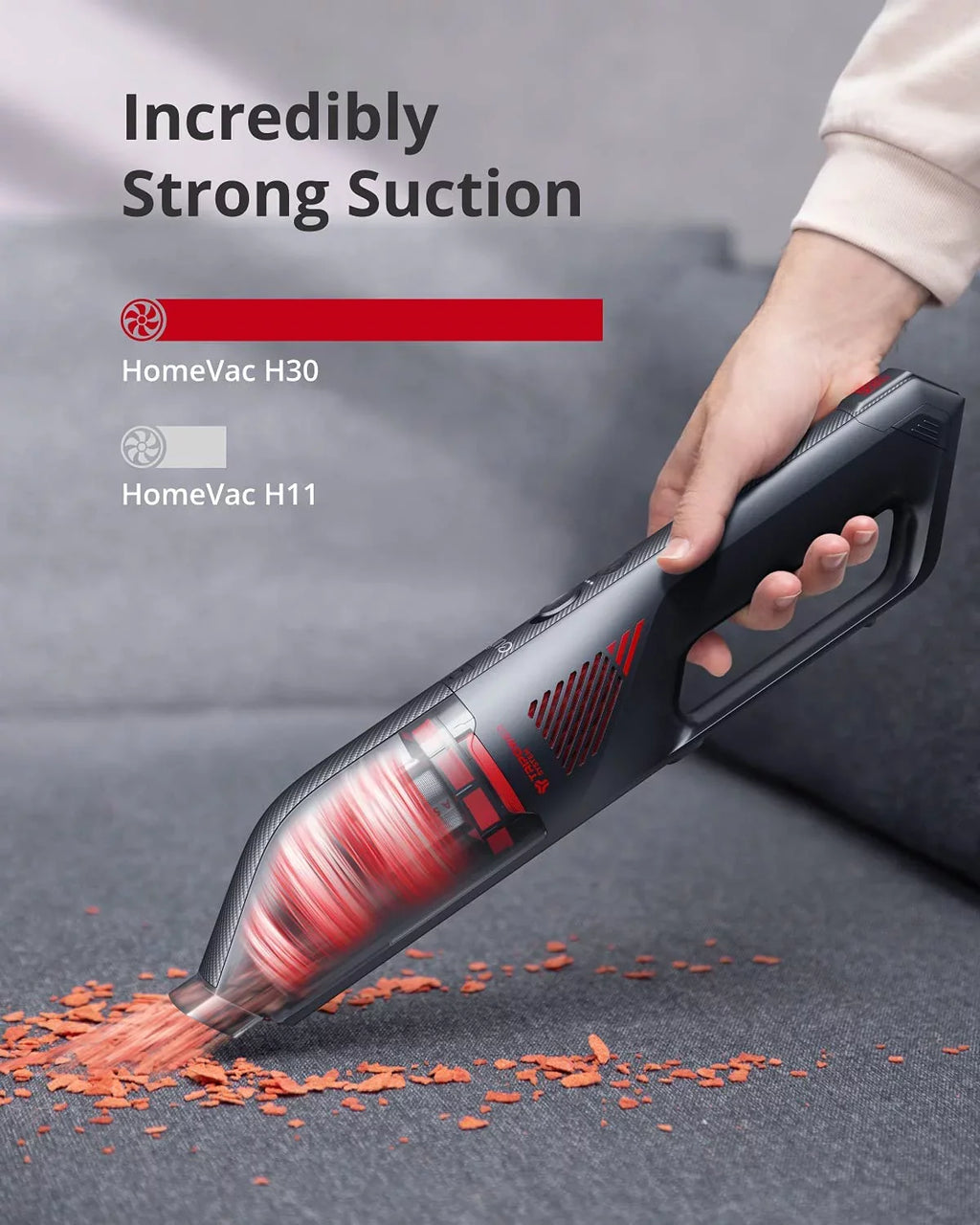 Anker eufy HomeVac H30 Infinity, Cordless Handheld Vacuum Cleaner, 80AW, 16kPa Sizetrong Sizeuction Power, Versatile Attachments