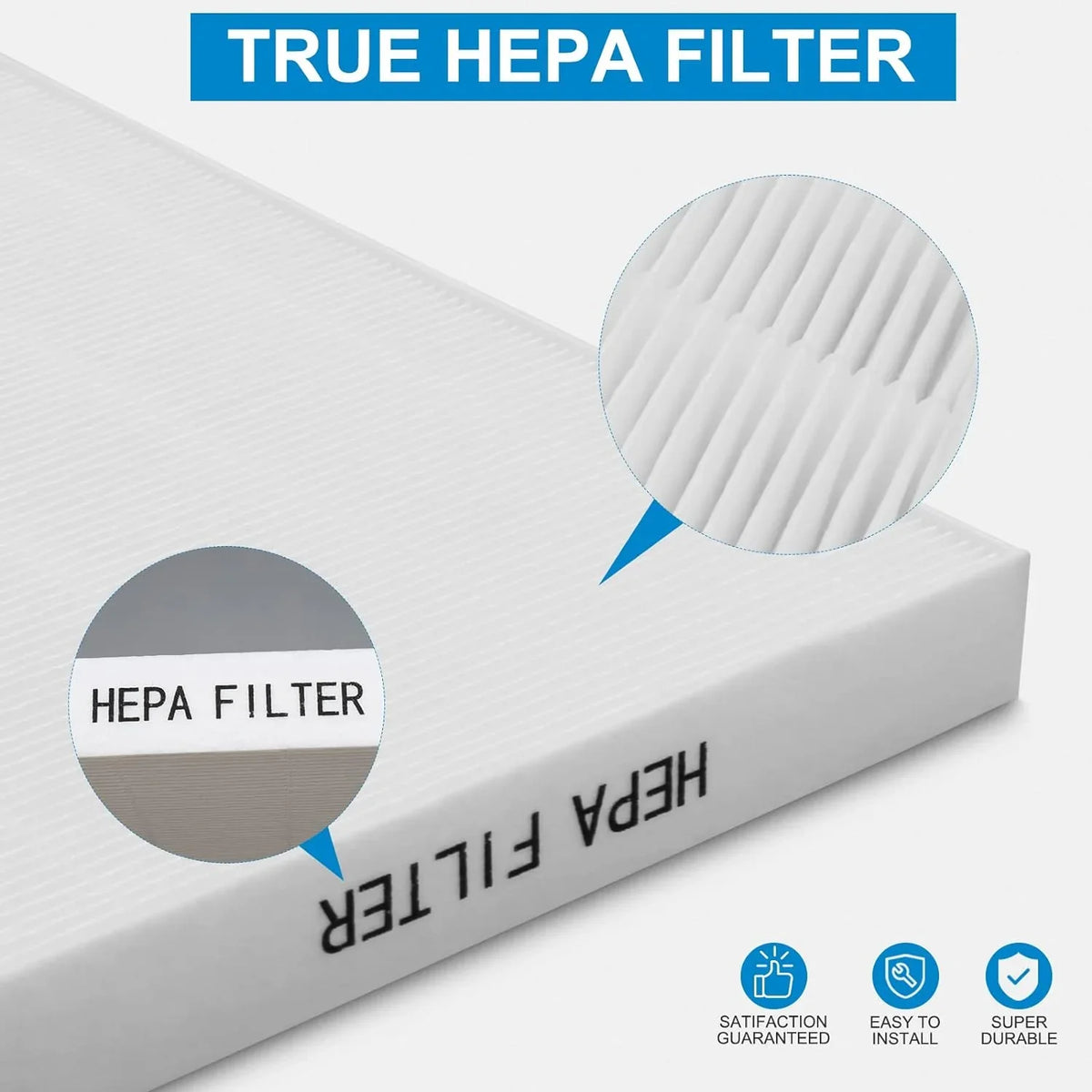 115115 Replacement Filters A for Winix PlasmaWave Air Purifier C535, 5300-2, 6300-2, 5300, 6300, P300, AM90, 9000, 5000, 5000B, C909, 9800, 1 True HEPA Sizeize 21 Filter + 4 Activated Carbon Pre-Filters
