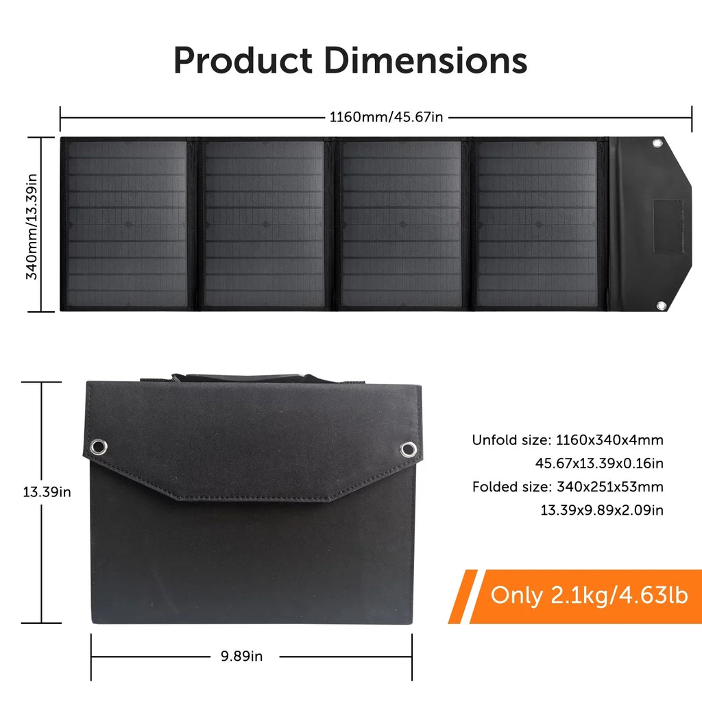 Alpha Digital  Folding Sizeolar Panel Charger