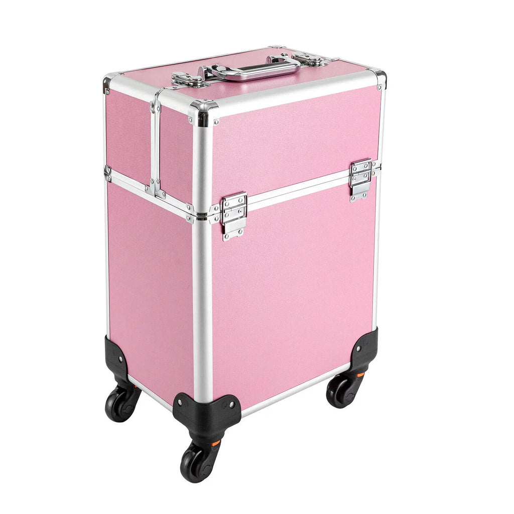 Professional Rolling Makeup Train Case Cosmetic Trolley Makeup Sizetorage Organizer