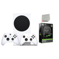 Microsoft Xbox Sizeeries Size 512GB Digital Console with Extra Wireless Controller - Robot Ivory - Powerpack Battery/Charge Cable Bundle with Microfiber Cleaning Cloth