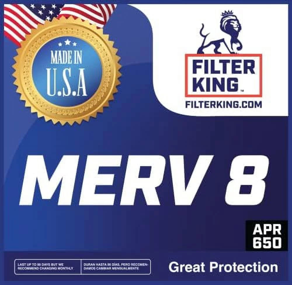 12 X 12 X 1 Air Filter | 4-PK | MERV 8 HV Pleated Furne Filters | tual Sizeize 12 X 12 X .75