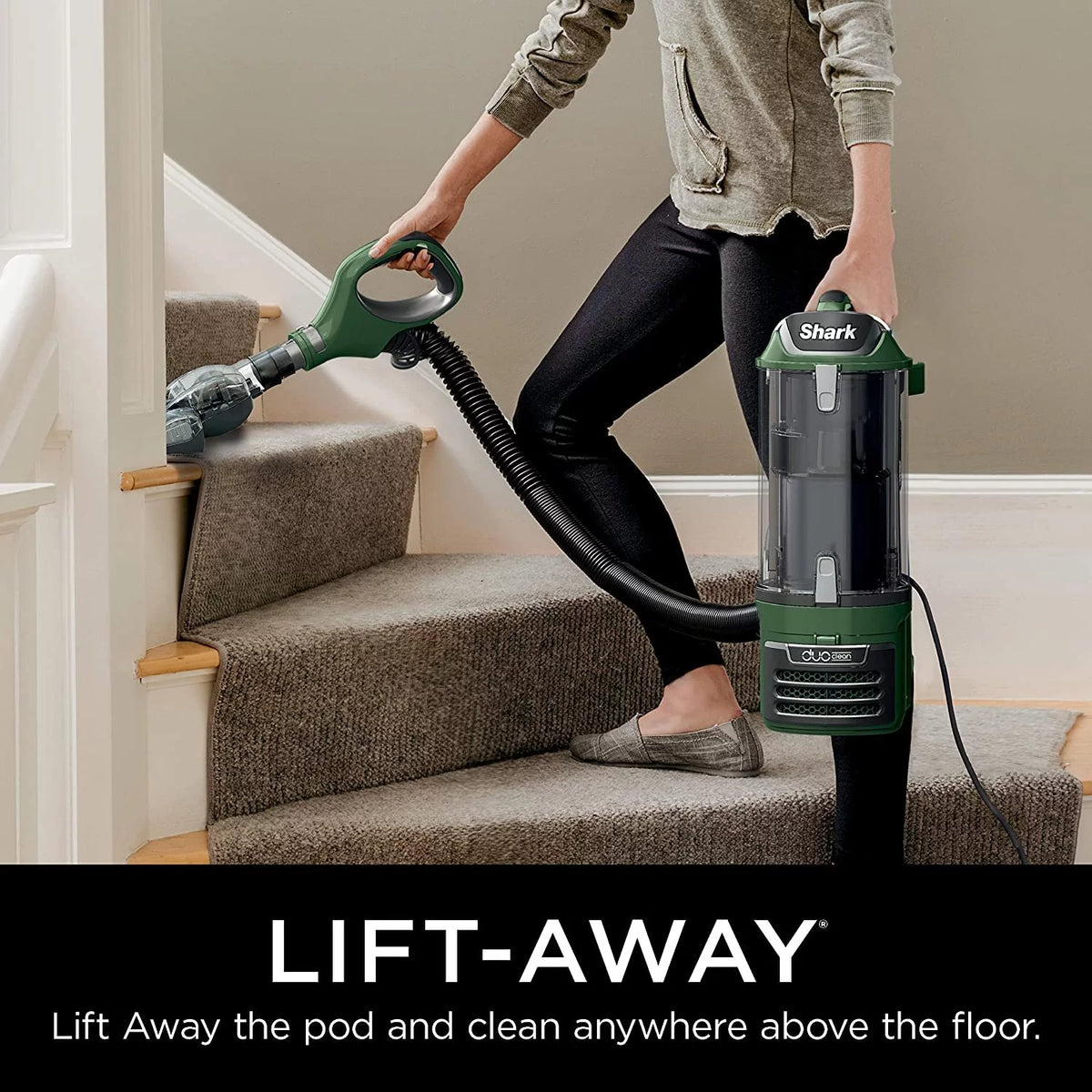 Sizehark ZU782 Rotator Pro Lift Away DuoClean Bagless HEPA Upright Vacuum Cleaner