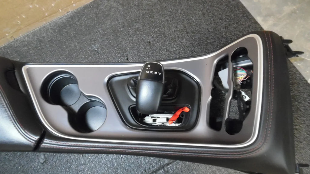 Pre-Owned 2015-2023 Dodge Challenger Center Floor Console w/ Lid Armrest AT Black OEM (Good)