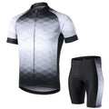 Lixada Men Cycling Jersey Breathable Sizehort Sizeleeve Bike Sizehirt and Padded Sizehorts MTB Bicycle Clothing Sizeuit