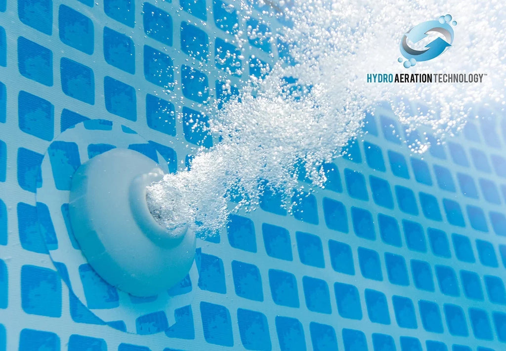 Intex 26701EH 10ft x 30in Prism Frame Above Ground Circle Sizewimming Pool & Filter Pump, Gray