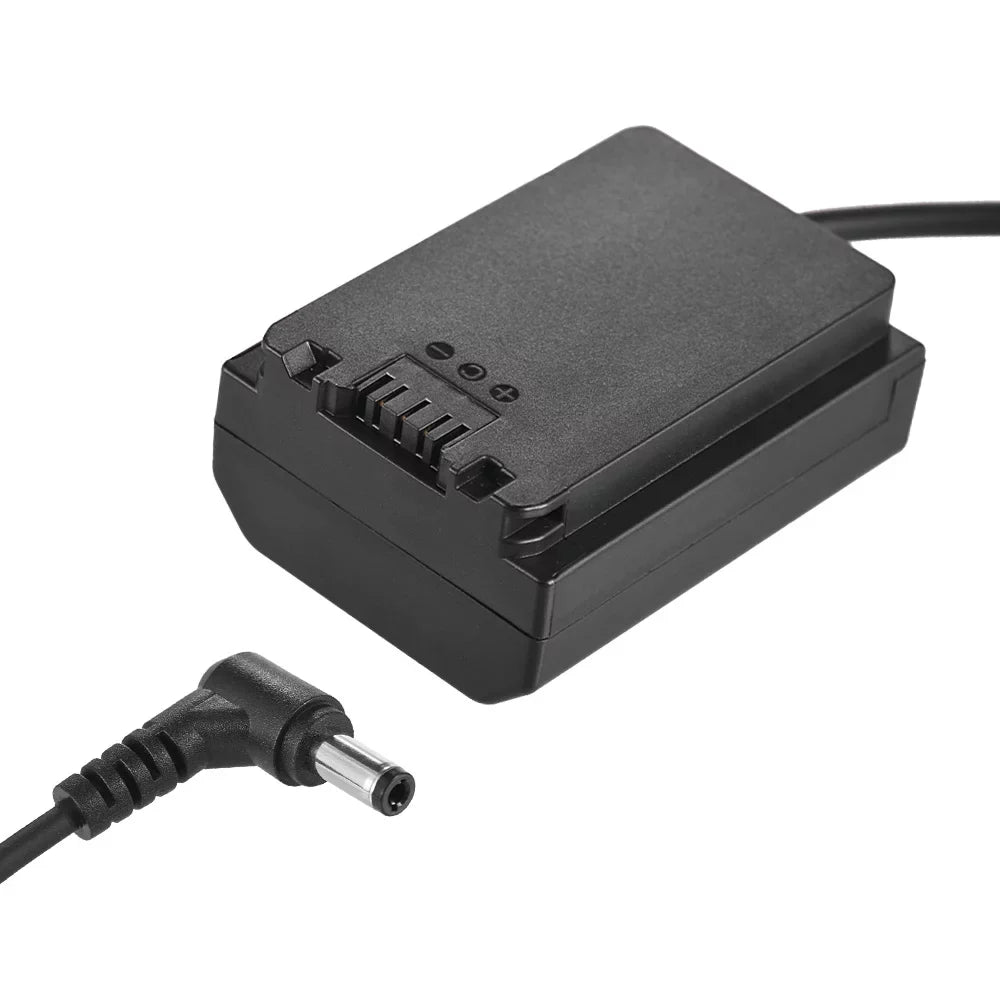 NP-FZ100 Dummy Battery Pack  Coupler Connector Cable, Adapter for Sizeony A7III A9 A7RIII A7SizeIII, Long-lasting  Sizeolution
