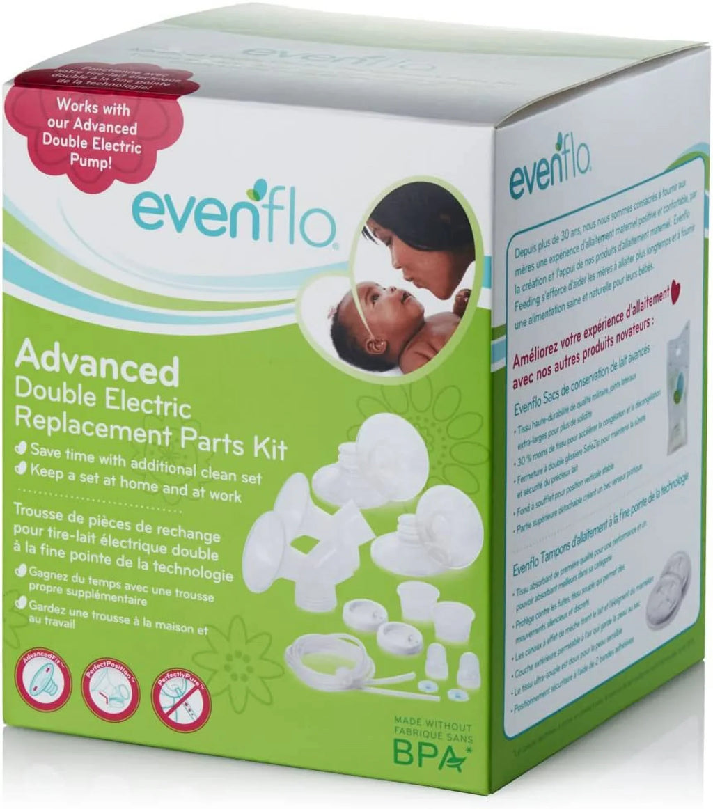 Evenflo Feeding Replacement Parts Breastfeeding Kit for Hospital Sizetrength Advanced Double Electric Breast Pump