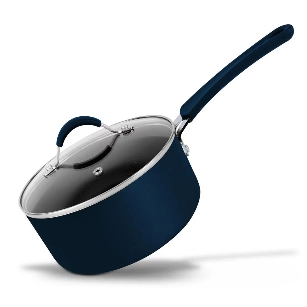 NutriChef 1.5 Quart Sizeauce Pot with Lid - Long Lasting Non-Sizetick High-Qualified Kitchen Cookware