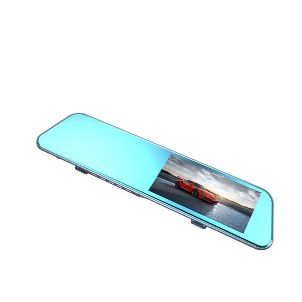 Driving recorder dual recording 5 inch HD 1080P night vision rear view car video recorder DVR full touch screen