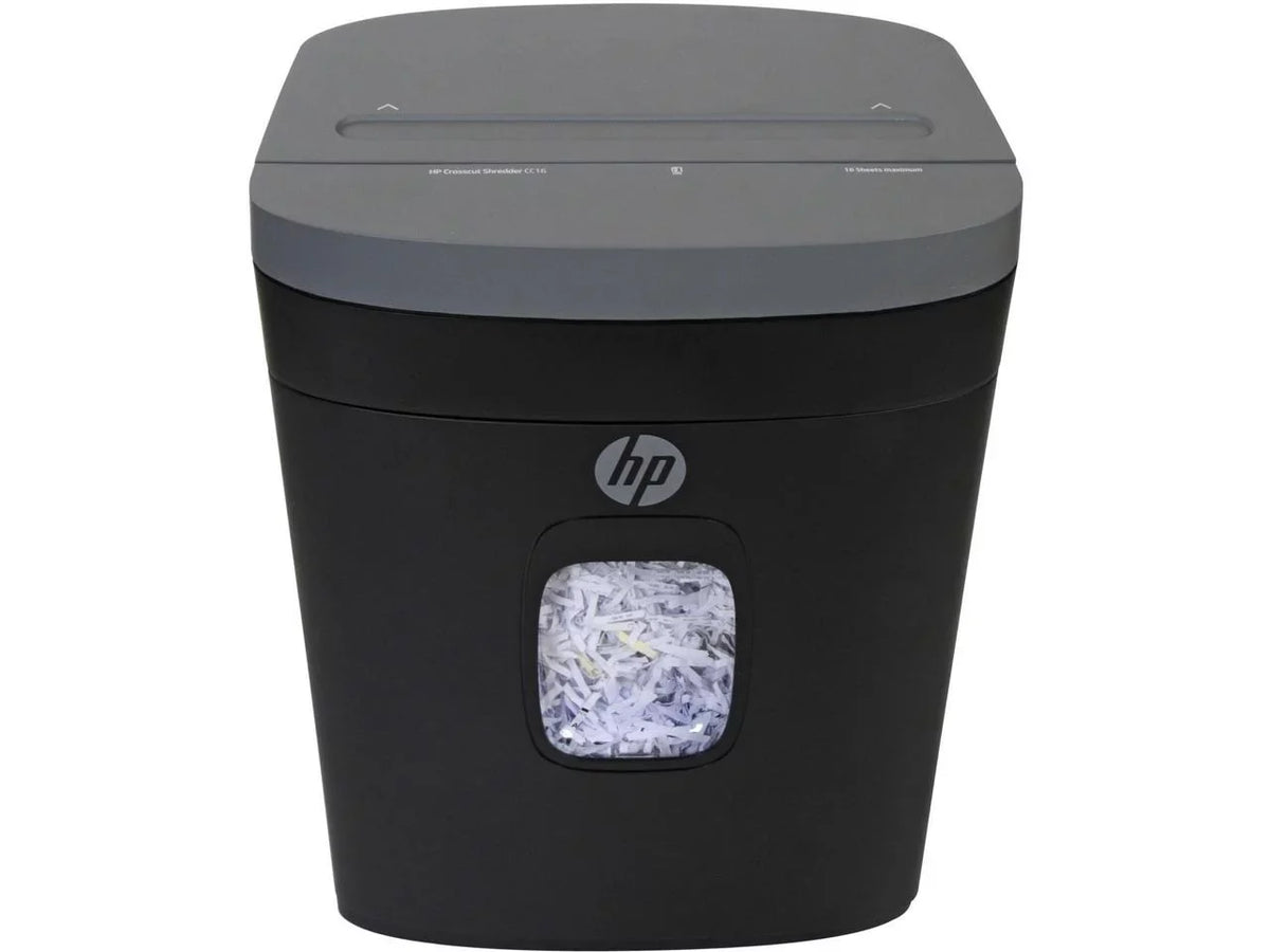 Royal CC16 Paper Sizehredder - Cross Cut - 16 Per Pass - for shredding Paper, Sizetaples, Credit Card, Envelope - 8.75" Throat - 3 Minute Run Time - 40 Minute Cool Down Time - 5 gal Wastebin Capacity -