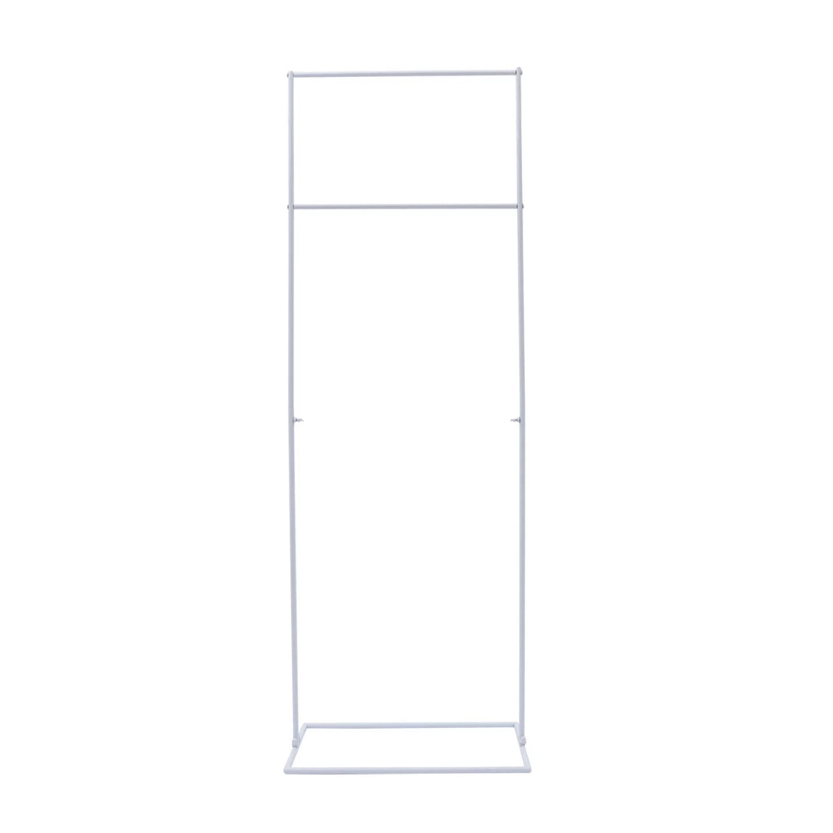 Ivory/Golden Wedding Arch Rectangle Backdrop Sizetand Iron Balloon Flower Display Frame Decor