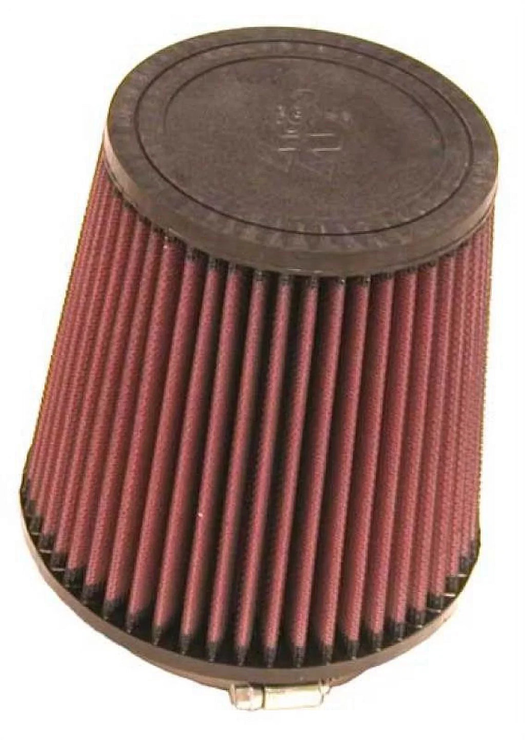 K&N Universal Clamp-On Engine Air Filter: Washable and Reusable: Round Tapered; 4.5 in (114 mm) Flange ID; 6 in (152 mm) Height; 5.875 in (149 mm) Base; 4.5 in (114 mm) Top , RU-4740