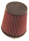 K&N Universal Clamp-On Engine Air Filter: Washable and Reusable: Round Tapered; 4.5 in (114 mm) Flange ID; 6 in (152 mm) Height; 5.875 in (149 mm) Base; 4.5 in (114 mm) Top , RU-4740