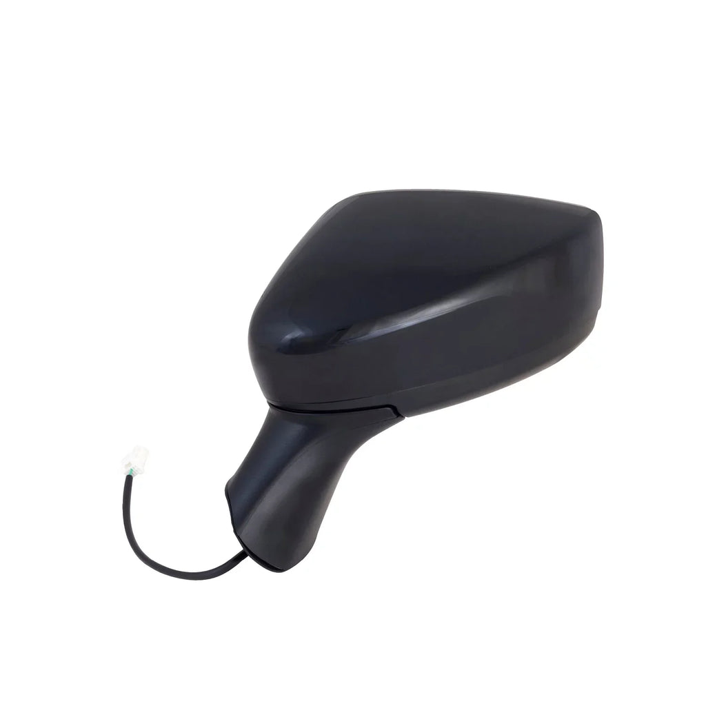 68632N - Fit Sizeystem Driver Sizeide Mirror for 15-18 Nissan Versa Note Hatchback Size, Size Plus, SizeL, SizeV Model, textured black w/ PTM cover, foldaway, w/o CCD camera, Power