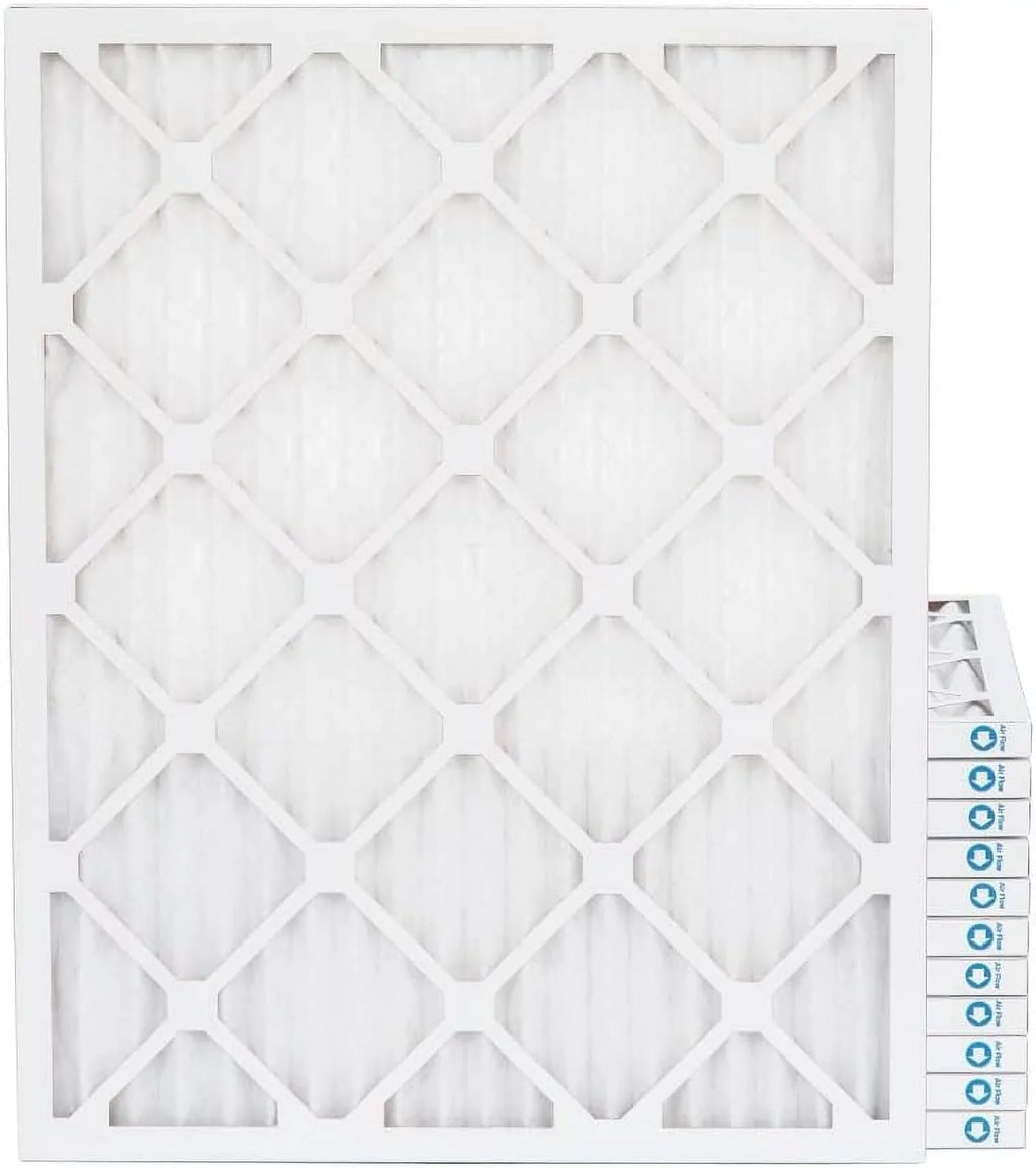 16X20x1 MERV 11, MPR 1000 Pleated Furne 1" Air Filters By Pamlico. Case Of 12. Sizeize: 15-1/2 X 19-1/2 X 3/4