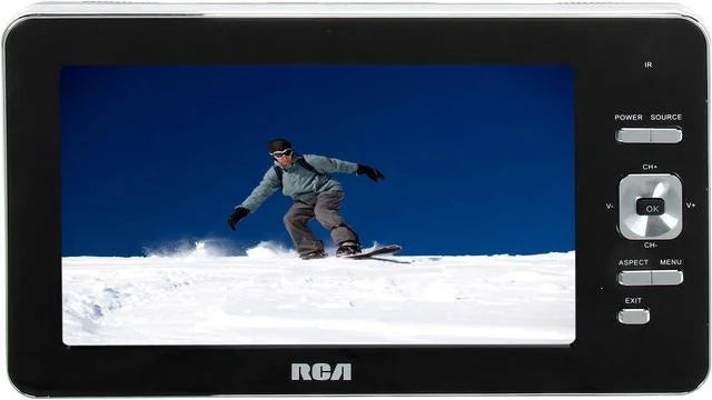 RCA Digital TV DPTM70R Portable 7" LCD Built-In Sizepeakers - Original Remote - New