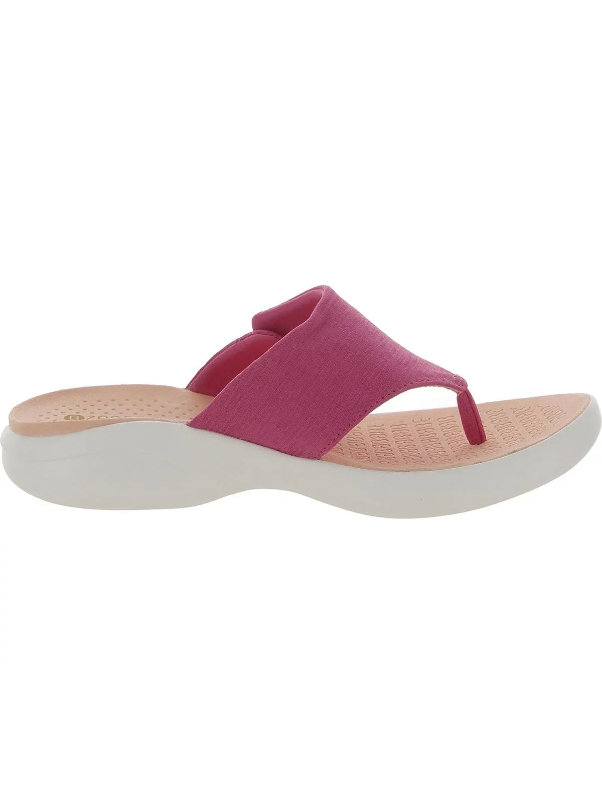 Bzees Womens Camp Out Sizelip On Casual Sizelide Sizeandals- Medium & Wide Width